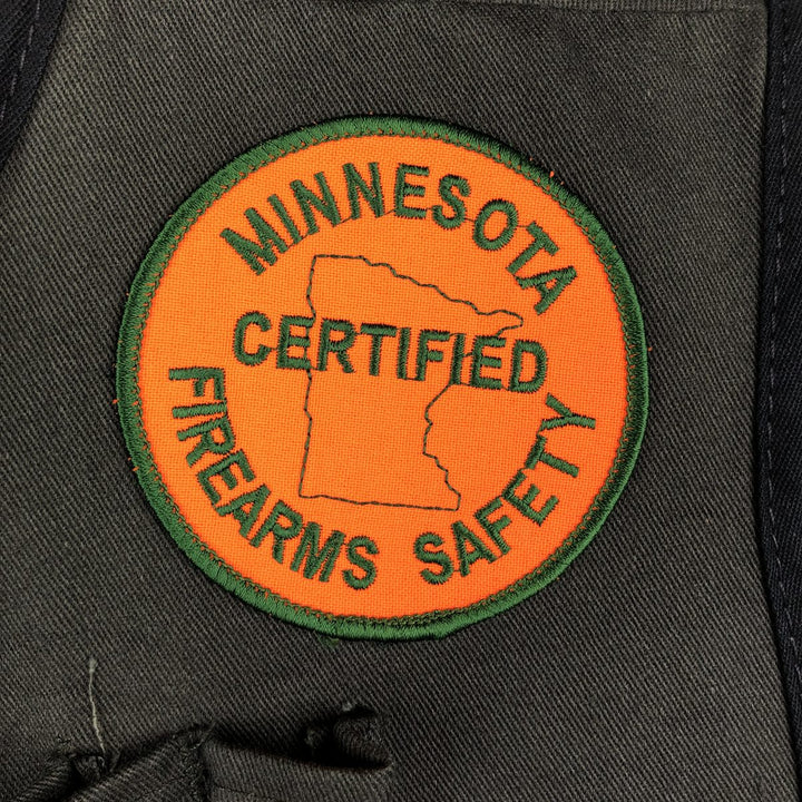 Bob Allen custom patch shooting vest, made in USA, men's size M equivalent. polyester Charcoal Vintage Second Hand
