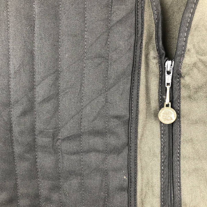 Bob Allen custom patch shooting vest, made in USA, men's size M equivalent. polyester Charcoal Vintage Second Hand