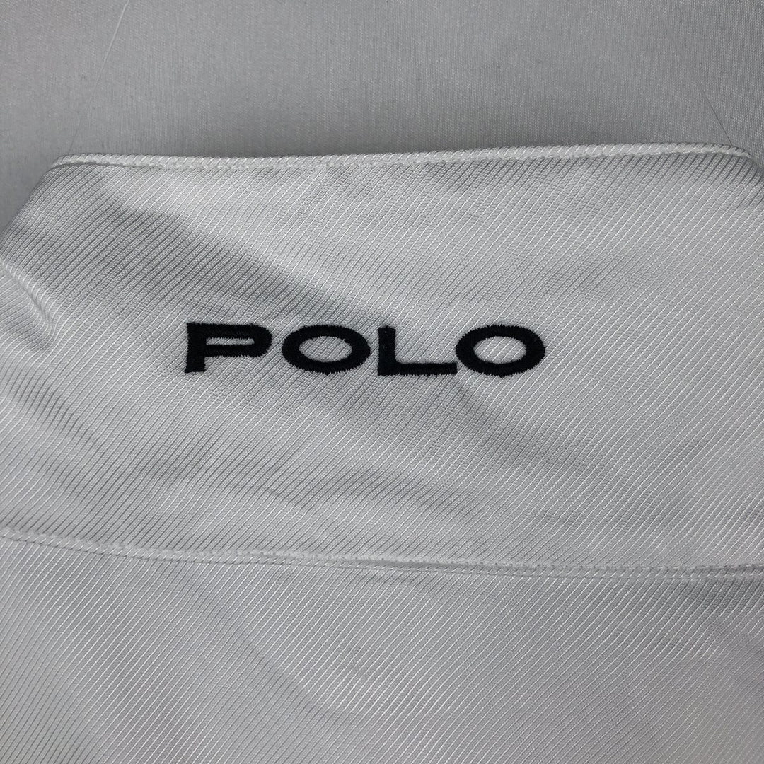 Ralph Lauren POLO GOLF Half-Zip Warm-Up Vest, Men's Size XXL (approx.) polyester white type Vintage Second Hand