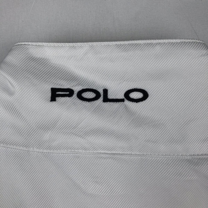 Ralph Lauren POLO GOLF Half-Zip Warm-Up Vest, Men's Size XXL (approx.) polyester white type Vintage Second Hand