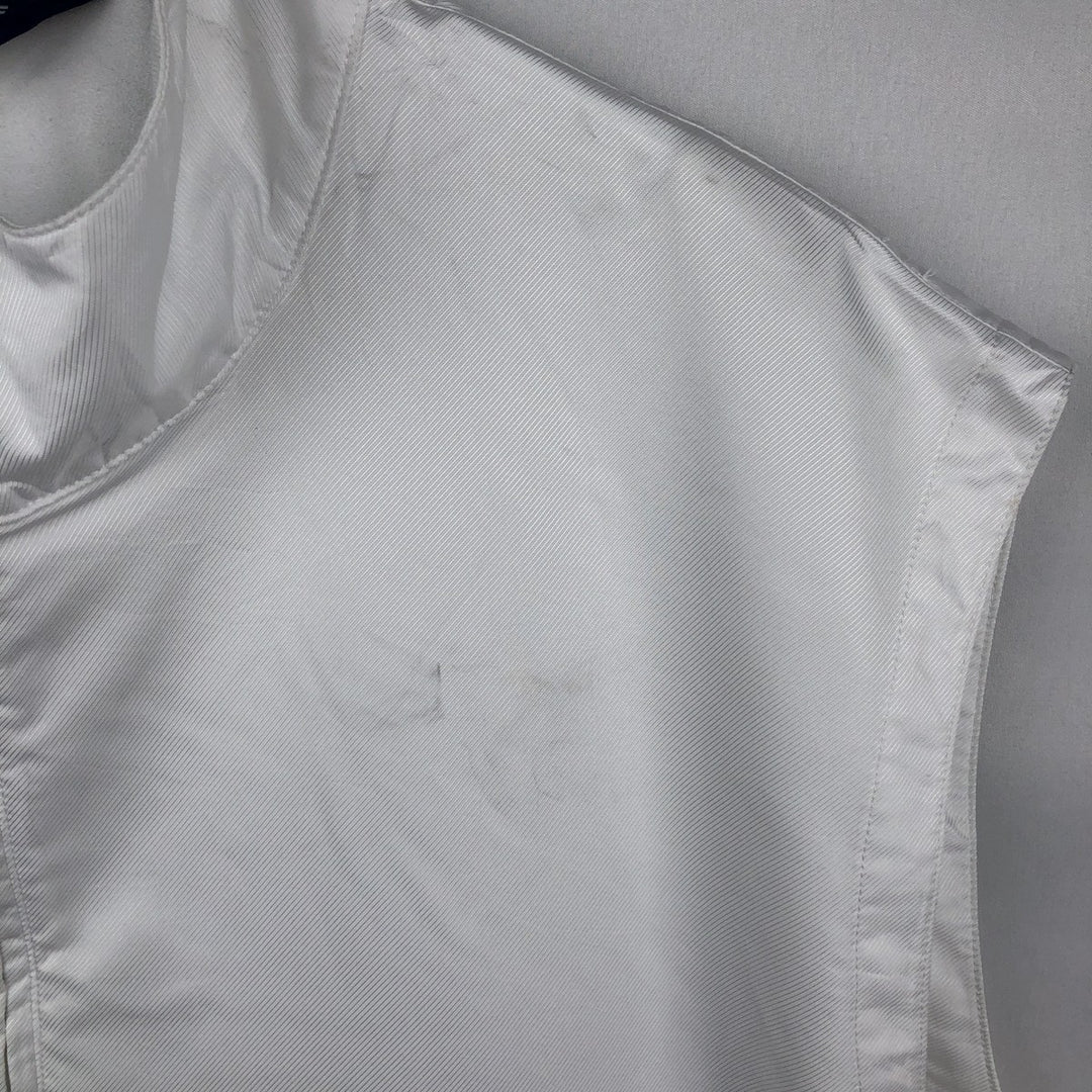 Ralph Lauren POLO GOLF Half-Zip Warm-Up Vest, Men's Size XXL (approx.) polyester white type Vintage Second Hand