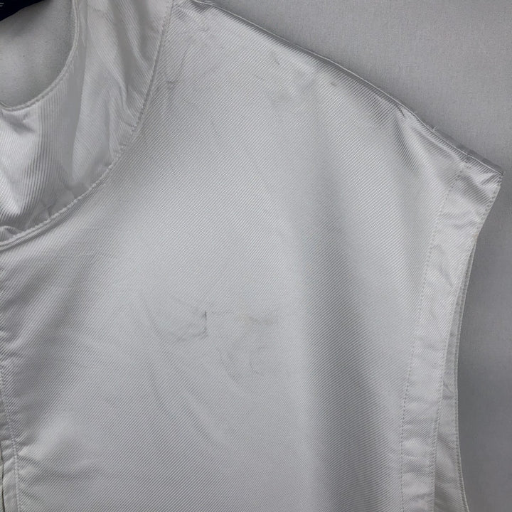 Ralph Lauren POLO GOLF Half-Zip Warm-Up Vest, Men's Size XXL (approx.) polyester white type Vintage Second Hand