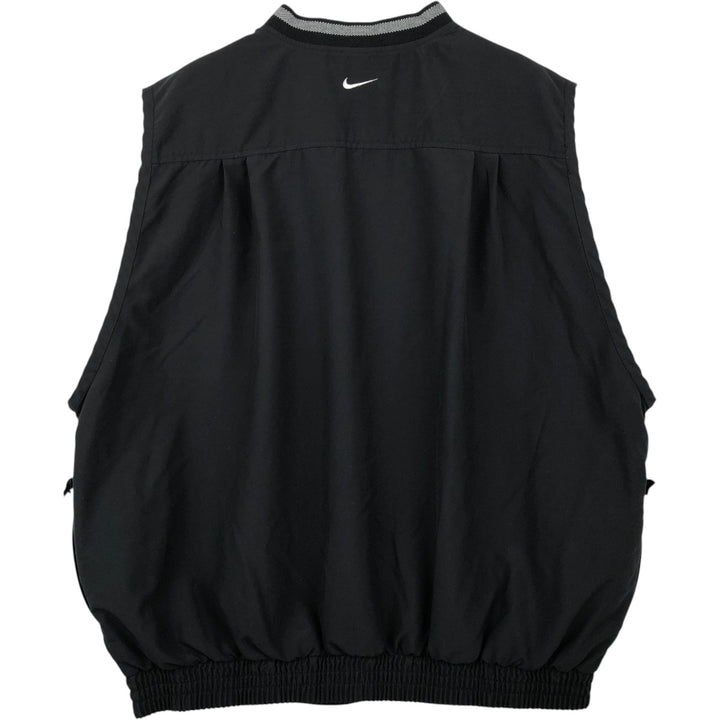 Nike Golf V-Neck Warm-Up Vest, Men's Size L (approx.) polyester black type Vintage Second Hand