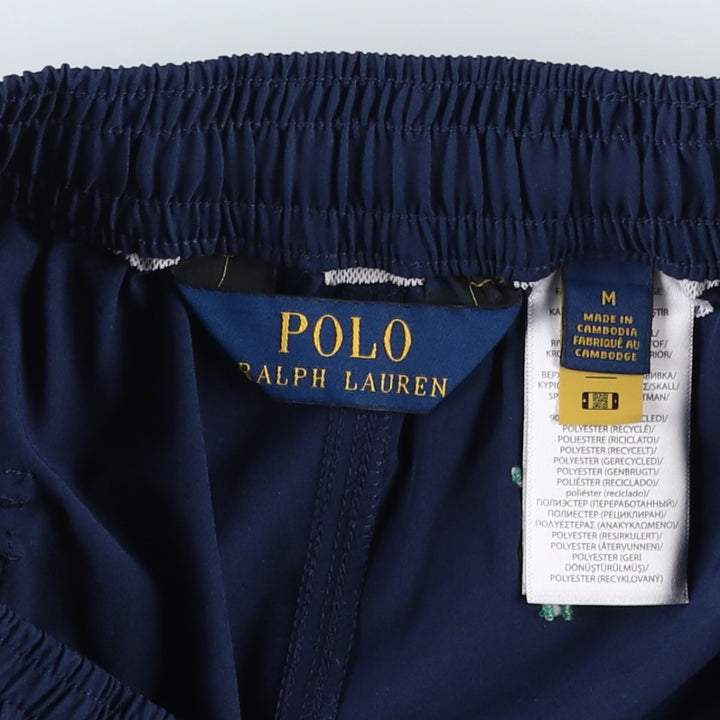 Ralph Lauren POLO RALPH LAUREN Swim Shorts (Men's Size M) polyester navy blue type Vintage Second Hand