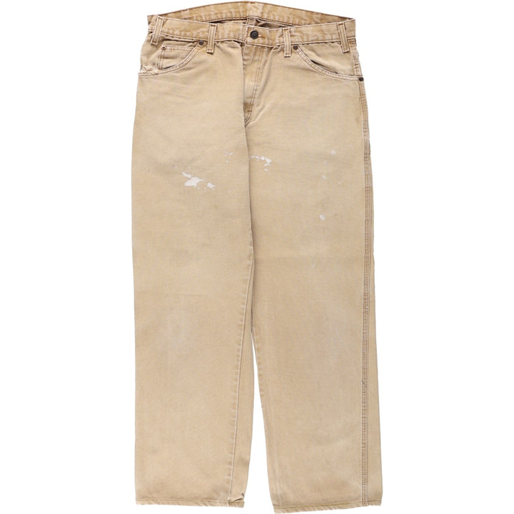 Dickies Duck Painter Pants Men's W34 equivalent cotton Khaki type beige Vintage Second Hand