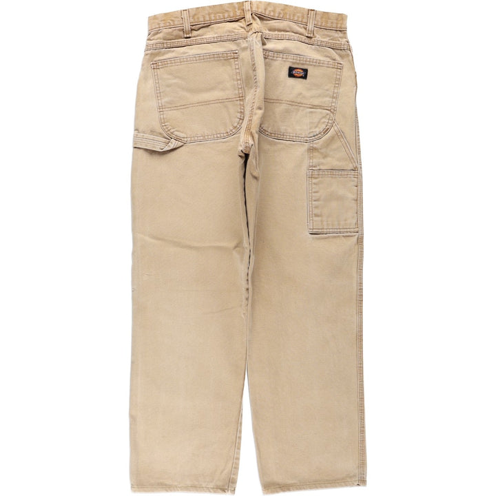 Dickies Duck Painter Pants Men's W34 equivalent cotton Khaki type beige Vintage Second Hand