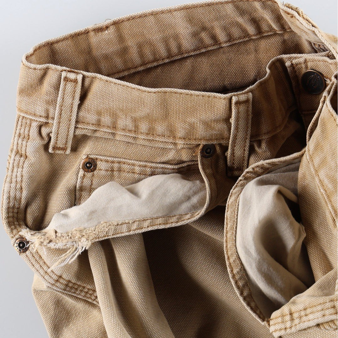 Dickies Duck Painter Pants Men's W34 equivalent cotton Khaki type beige Vintage Second Hand