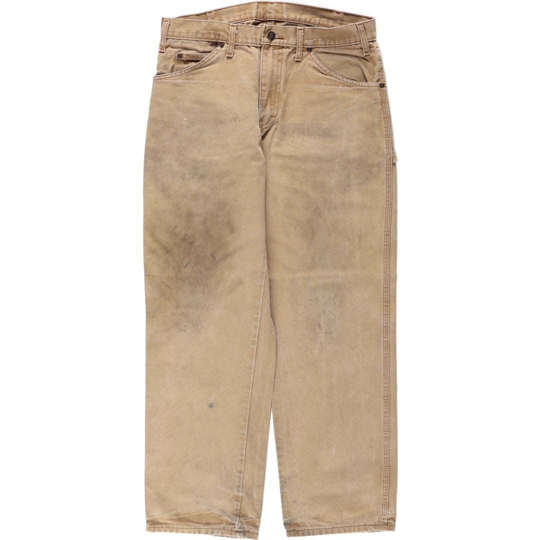 Dickies Duck Painter Pants Men's W33 equivalent cotton Khaki type beige Vintage Second Hand
