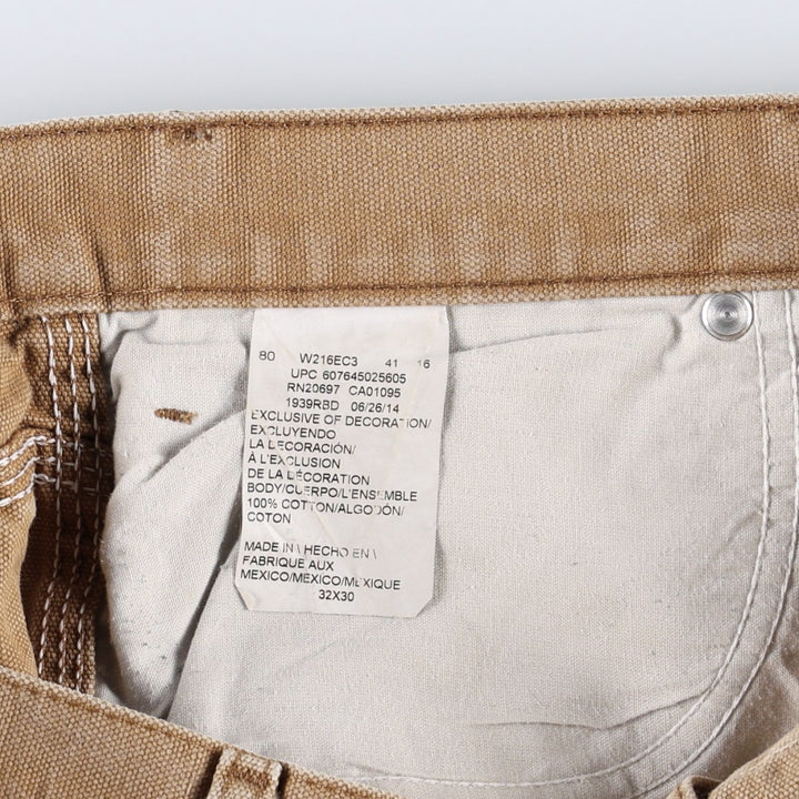 Dickies Duck Painter Pants Men's W33 equivalent cotton Khaki type beige Vintage Second Hand