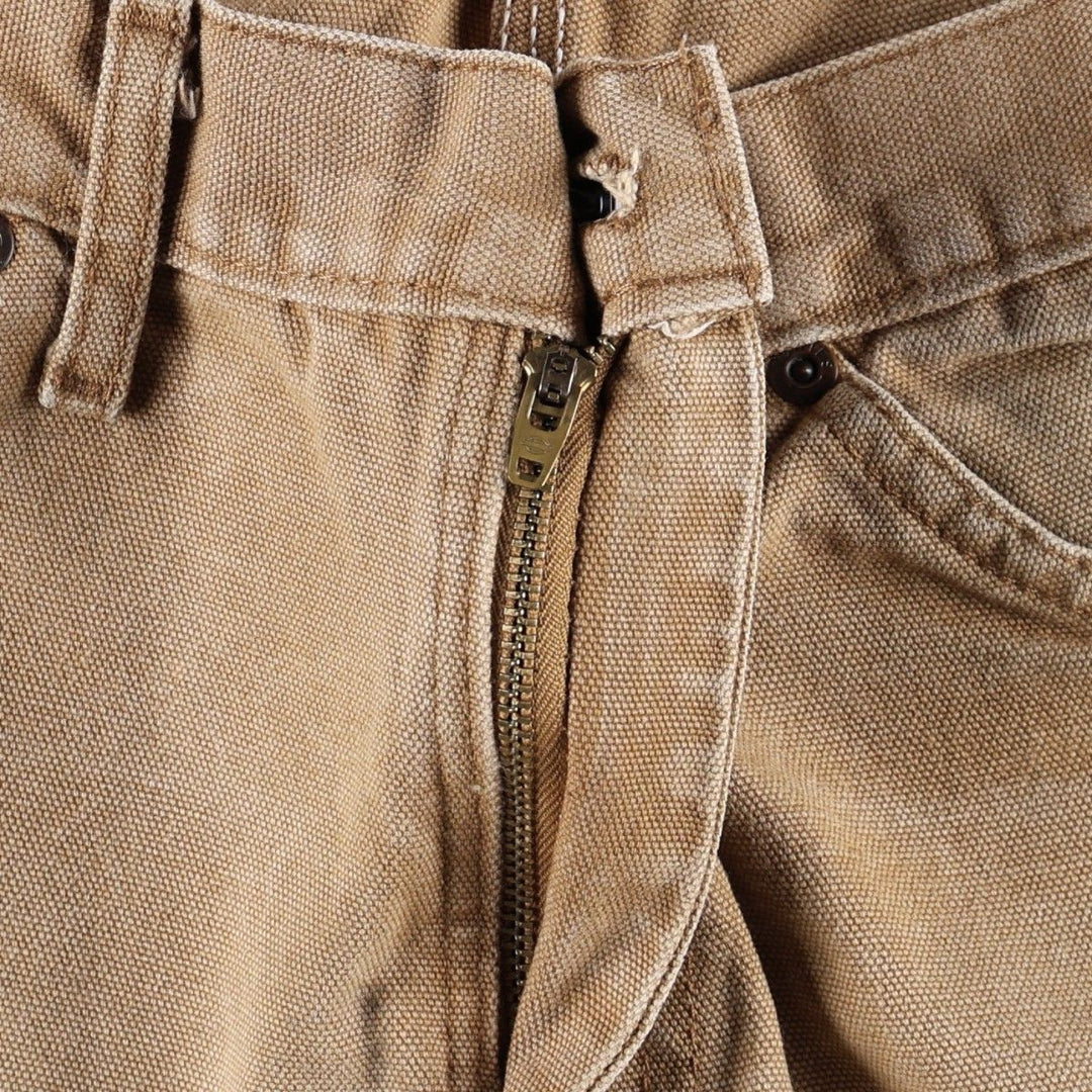 Dickies Duck Painter Pants Men's W33 equivalent cotton Khaki type beige Vintage Second Hand