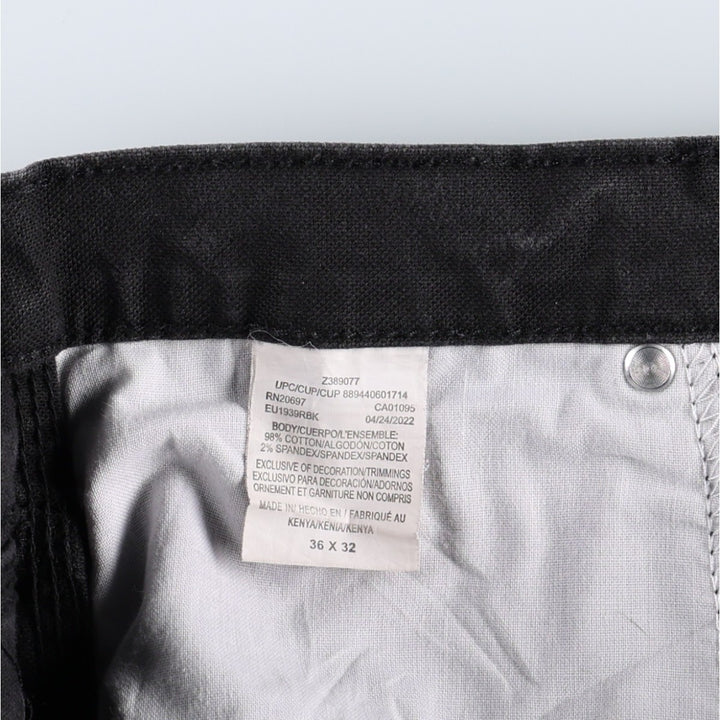 Dickies Duck Painter Pants Men's W36 cotton black type Vintage Second Hand