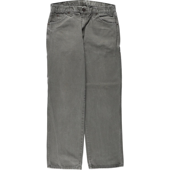 Dickies Relaxed Fit Duck Painter Pants Men's W34 equivalent cotton Khaki type Vintage Second Hand