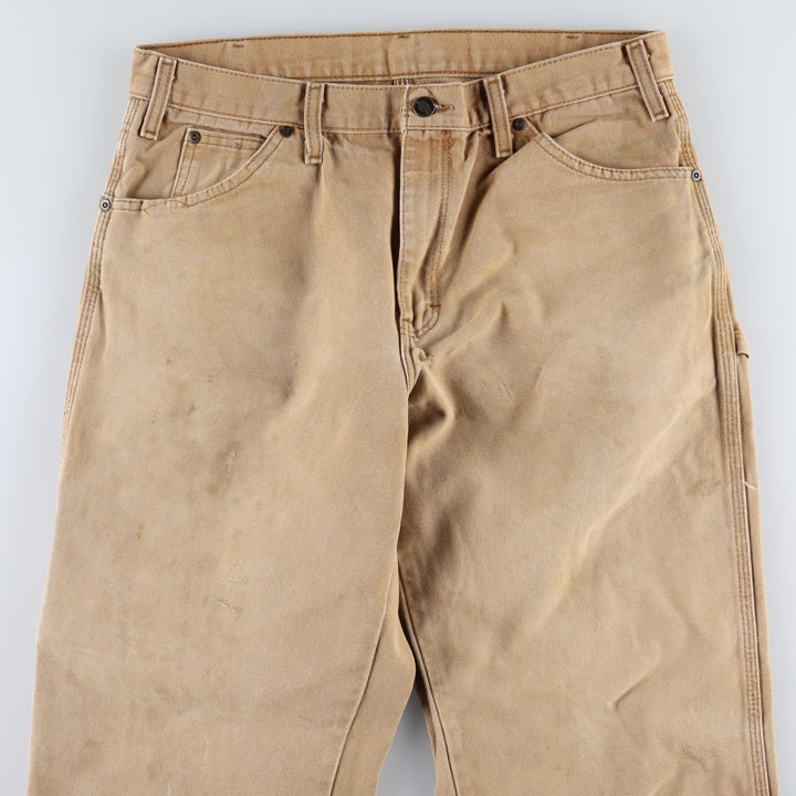 Dickies Duck Painter Pants Men's W33 equivalent cotton Khaki type beige Vintage Second Hand