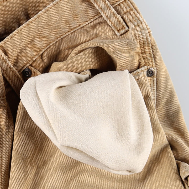 Dickies Duck Painter Pants Men's W33 equivalent cotton Khaki type beige Vintage Second Hand