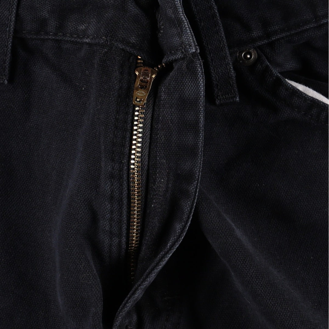 Dickies Duck Painter Pants Men's W33 equivalent cotton black type Vintage Second Hand
