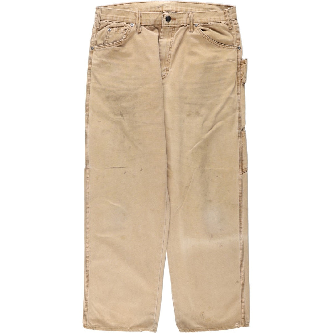 Dickies Regular Fit Duck Painter Pants, Men's W35 (approx.) cotton Khaki type beige Vintage Second Hand