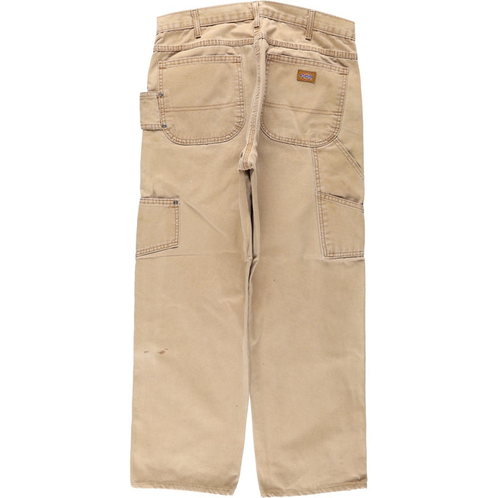 Dickies Regular Fit Duck Painter Pants, Men's W35 (approx.) cotton Khaki type beige Vintage Second Hand