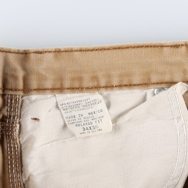 Dickies Regular Fit Duck Painter Pants, Men's W35 (approx.) cotton Khaki type beige Vintage Second Hand