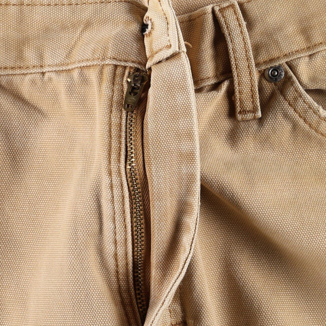 Dickies Regular Fit Duck Painter Pants, Men's W35 (approx.) cotton Khaki type beige Vintage Second Hand