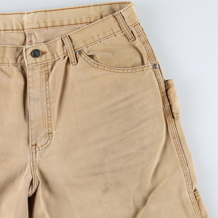Dickies Regular Fit Duck Painter Pants, Men's W35 (approx.) cotton Khaki type beige Vintage Second Hand