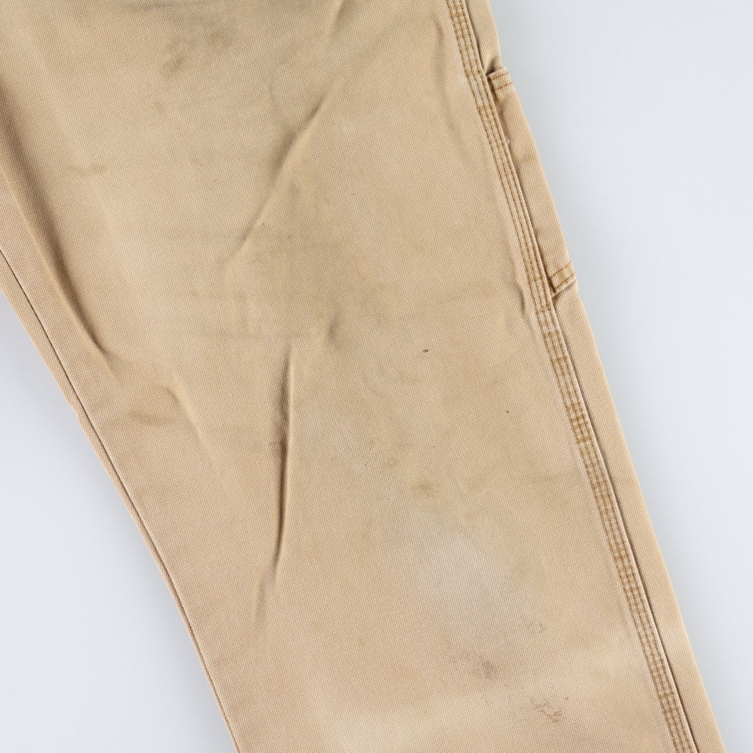 Dickies Regular Fit Duck Painter Pants, Men's W35 (approx.) cotton Khaki type beige Vintage Second Hand