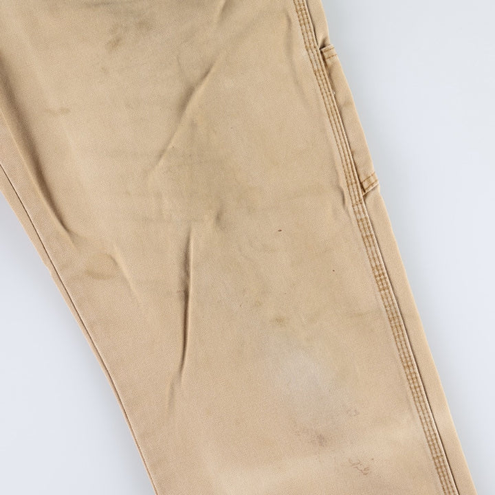 Dickies Regular Fit Duck Painter Pants, Men's W35 (approx.) cotton Khaki type beige Vintage Second Hand