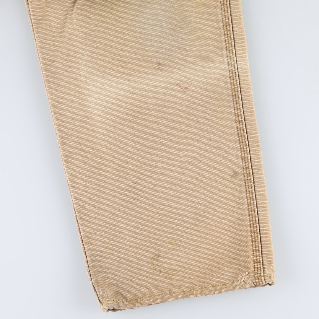 Dickies Regular Fit Duck Painter Pants, Men's W35 (approx.) cotton Khaki type beige Vintage Second Hand