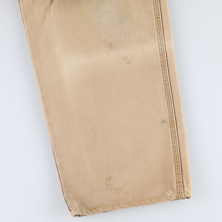 Dickies Regular Fit Duck Painter Pants, Men's W35 (approx.) cotton Khaki type beige Vintage Second Hand