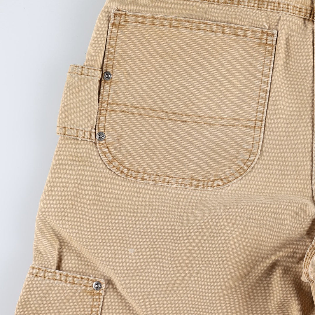 Dickies Regular Fit Duck Painter Pants, Men's W35 (approx.) cotton Khaki type beige Vintage Second Hand