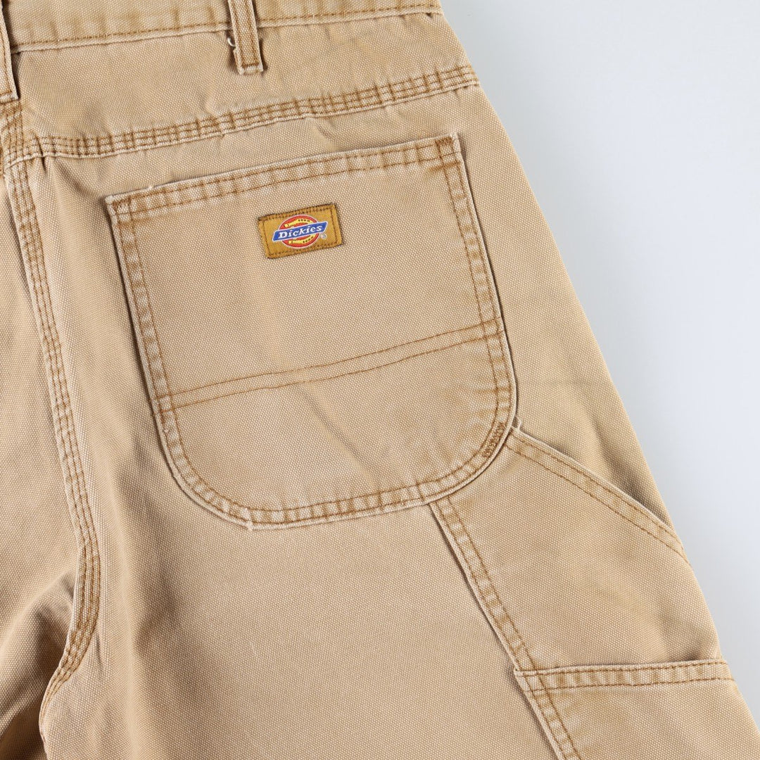 Dickies Regular Fit Duck Painter Pants, Men's W35 (approx.) cotton Khaki type beige Vintage Second Hand