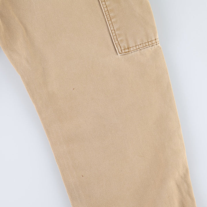Dickies Regular Fit Duck Painter Pants, Men's W35 (approx.) cotton Khaki type beige Vintage Second Hand