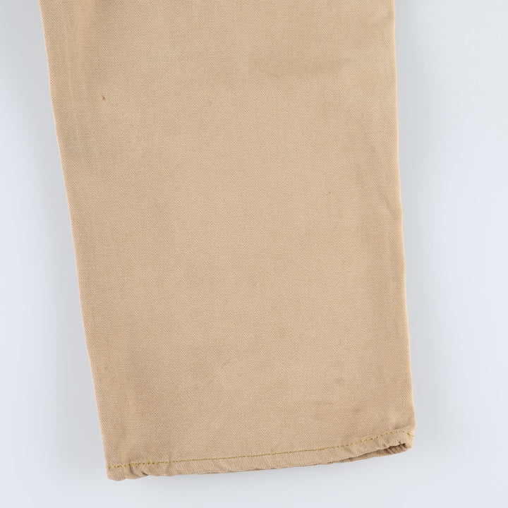 Dickies Regular Fit Duck Painter Pants, Men's W35 (approx.) cotton Khaki type beige Vintage Second Hand