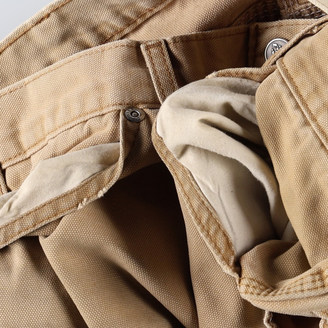 Dickies Regular Fit Duck Painter Pants, Men's W35 (approx.) cotton Khaki type beige Vintage Second Hand