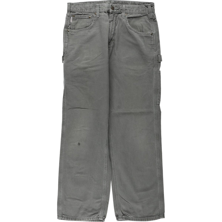 Carhartt Loose Fit Duck Painter Pants, Men's, W33 equivalent cotton Khaki type Vintage Second Hand