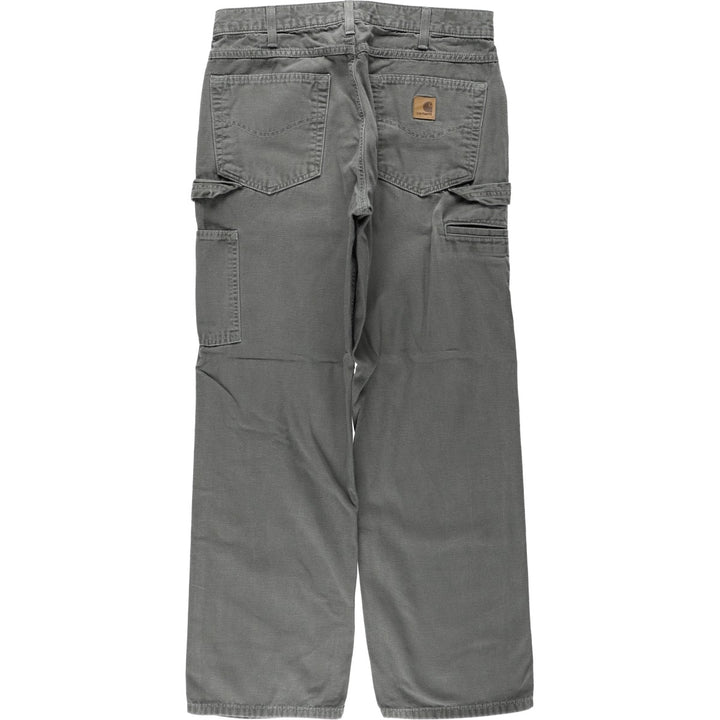 Carhartt Loose Fit Duck Painter Pants, Men's, W33 equivalent cotton Khaki type Vintage Second Hand