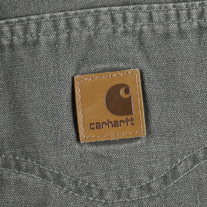 Carhartt Loose Fit Duck Painter Pants, Men's, W33 equivalent cotton Khaki type Vintage Second Hand