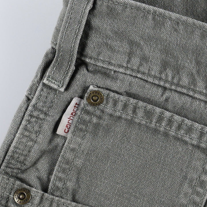Carhartt Loose Fit Duck Painter Pants, Men's, W33 equivalent cotton Khaki type Vintage Second Hand