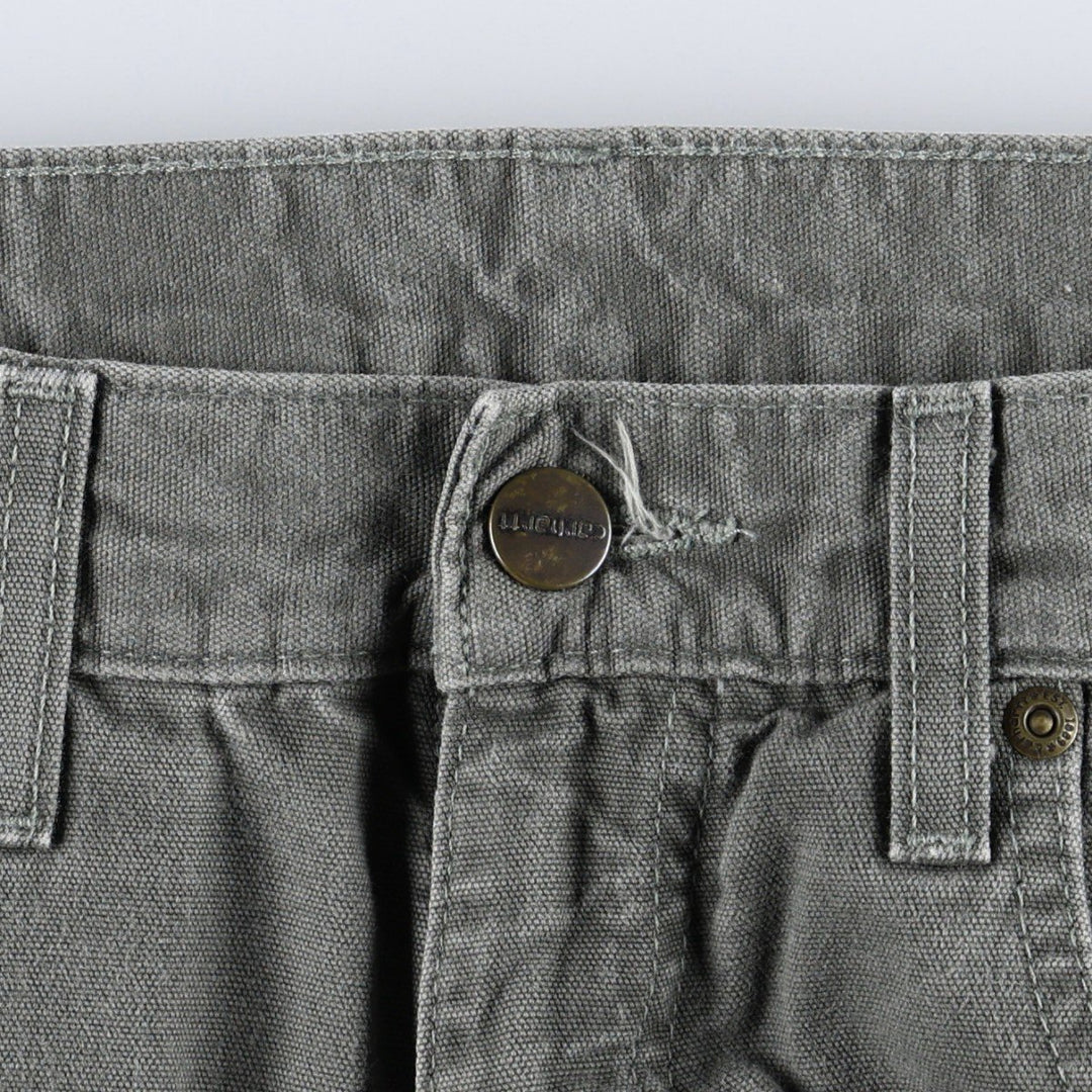 Carhartt Loose Fit Duck Painter Pants, Men's, W33 equivalent cotton Khaki type Vintage Second Hand