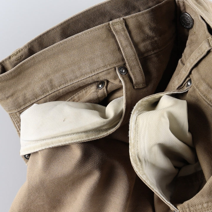 2000'S Patagonia Organic Cotton Duck Painter Pants 56335F9 Men's W34 (approx.) Organic cotton Khaki type beige Vintage Second Hand