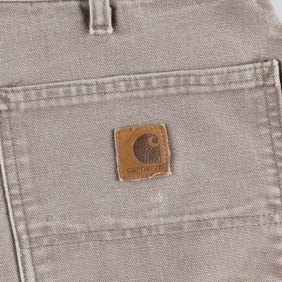 Carhartt Dungaree Fit Duck Painter Pants, Men's, W36 equivalent cotton beige type brown Vintage Second Hand