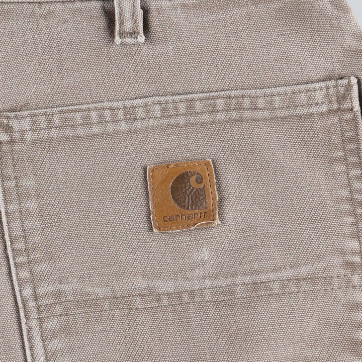 Carhartt Dungaree Fit Duck Painter Pants, Men's, W36 equivalent cotton beige type brown Vintage Second Hand