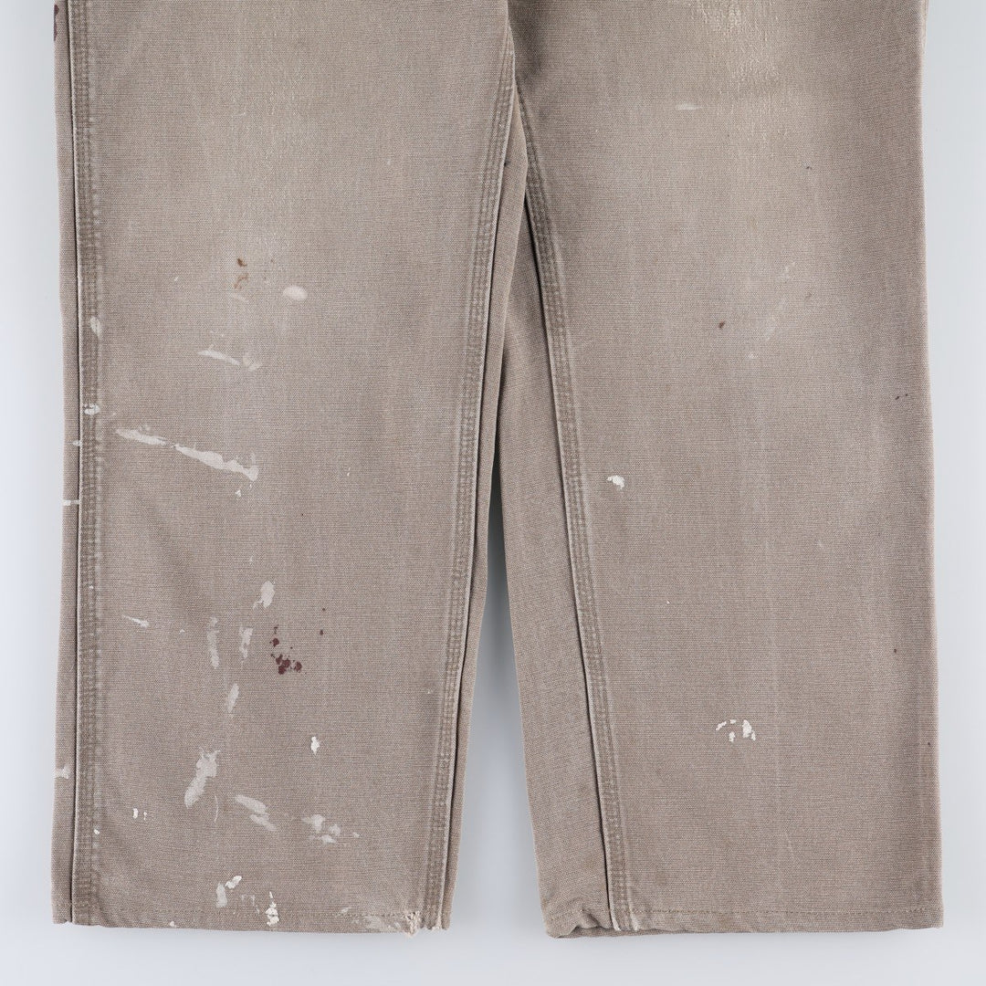 Carhartt Dungaree Fit Duck Painter Pants, Men's, W36 equivalent cotton beige type brown Vintage Second Hand