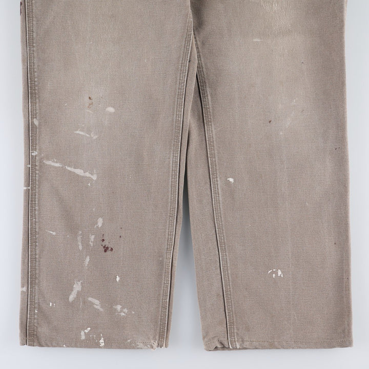 Carhartt Dungaree Fit Duck Painter Pants, Men's, W36 equivalent cotton beige type brown Vintage Second Hand