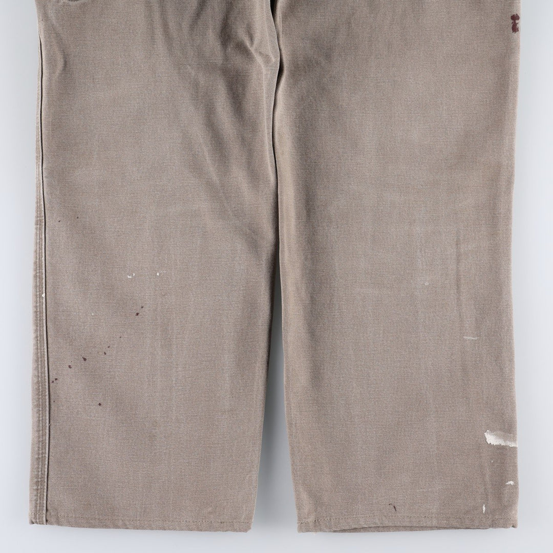 Carhartt Dungaree Fit Duck Painter Pants, Men's, W36 equivalent cotton beige type brown Vintage Second Hand