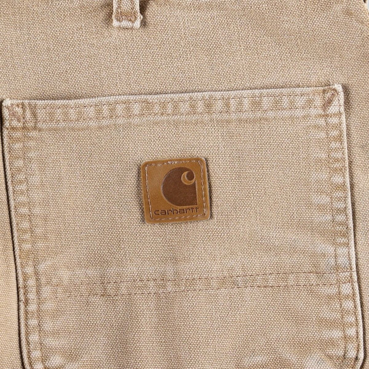 Carhartt Loose Original Fit Duck Painter Pants, Men's, W34 equivalent cotton Khaki type beige Vintage Second Hand