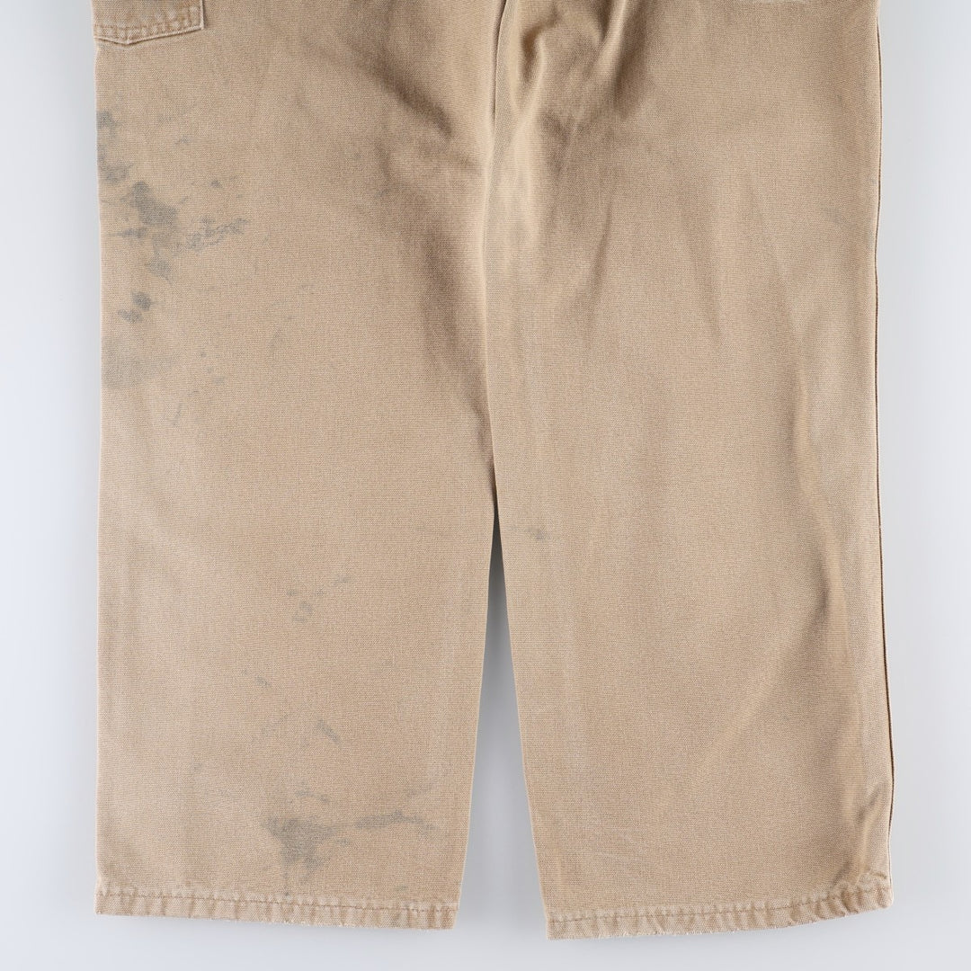 Carhartt Loose Original Fit Duck Painter Pants, Men's, W34 equivalent cotton Khaki type beige Vintage Second Hand