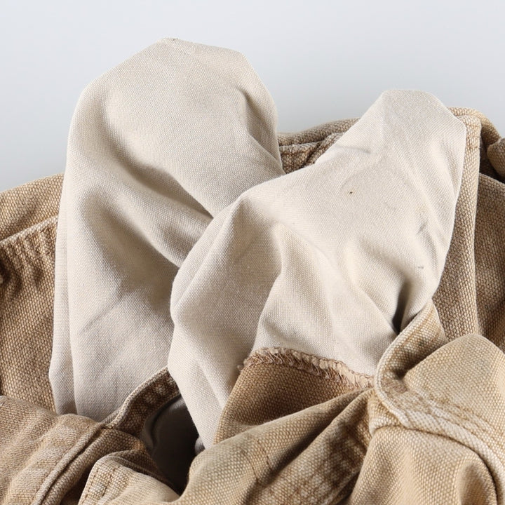 Carhartt Loose Original Fit Duck Painter Pants, Men's, W34 equivalent cotton Khaki type beige Vintage Second Hand