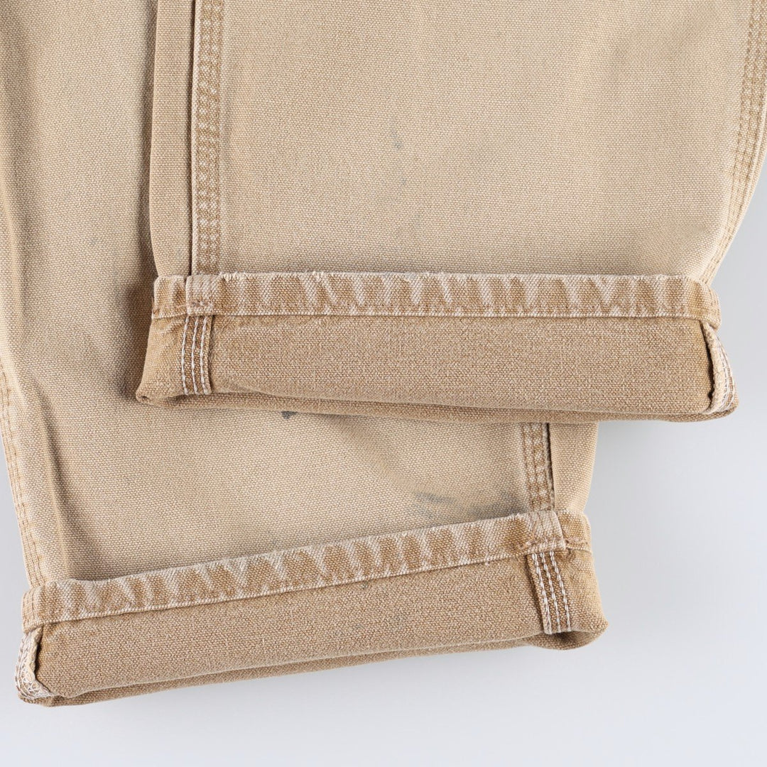 Carhartt Loose Original Fit Duck Painter Pants, Men's, W34 equivalent cotton Khaki type beige Vintage Second Hand