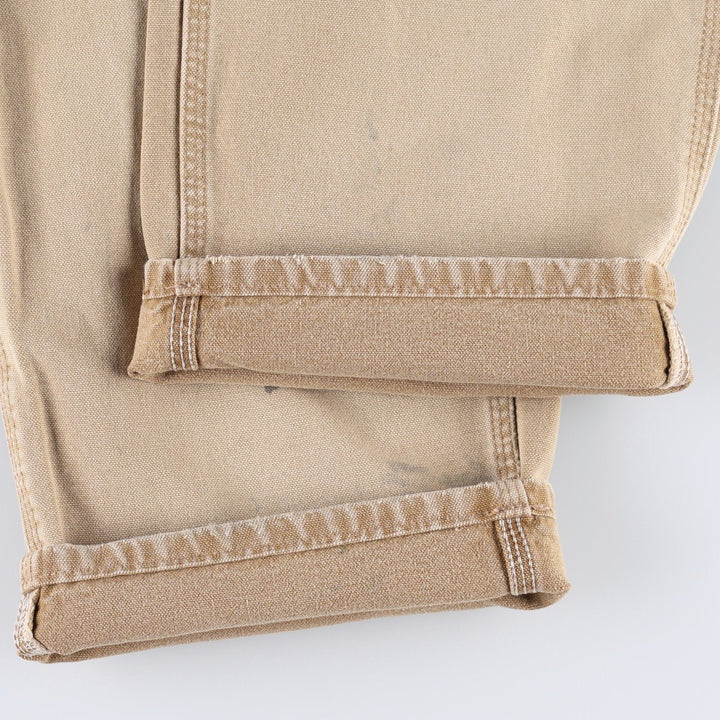 Carhartt Loose Original Fit Duck Painter Pants, Men's, W34 equivalent cotton Khaki type beige Vintage Second Hand