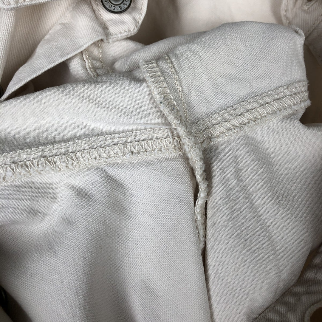 90'S Levi's RED TAB Long-Sleeve White Denim Shirt, Men's Size L (approx.), Vintage cotton white type Vintage Second Hand